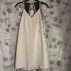Abercrombie & Fitch Open Back Gray Dress w/ Lace